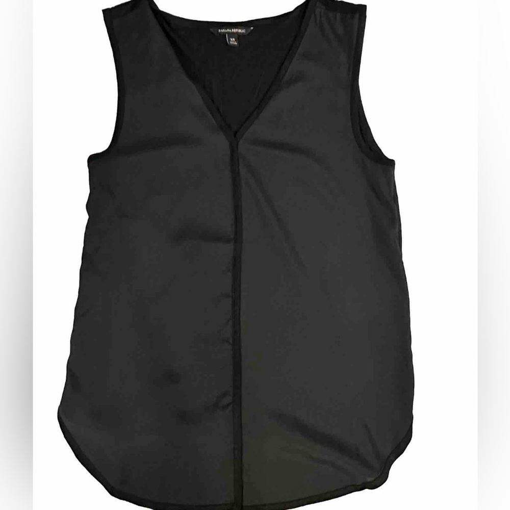 Banana Republic Black Sleeveless Tank Top X-Small Pre-owned